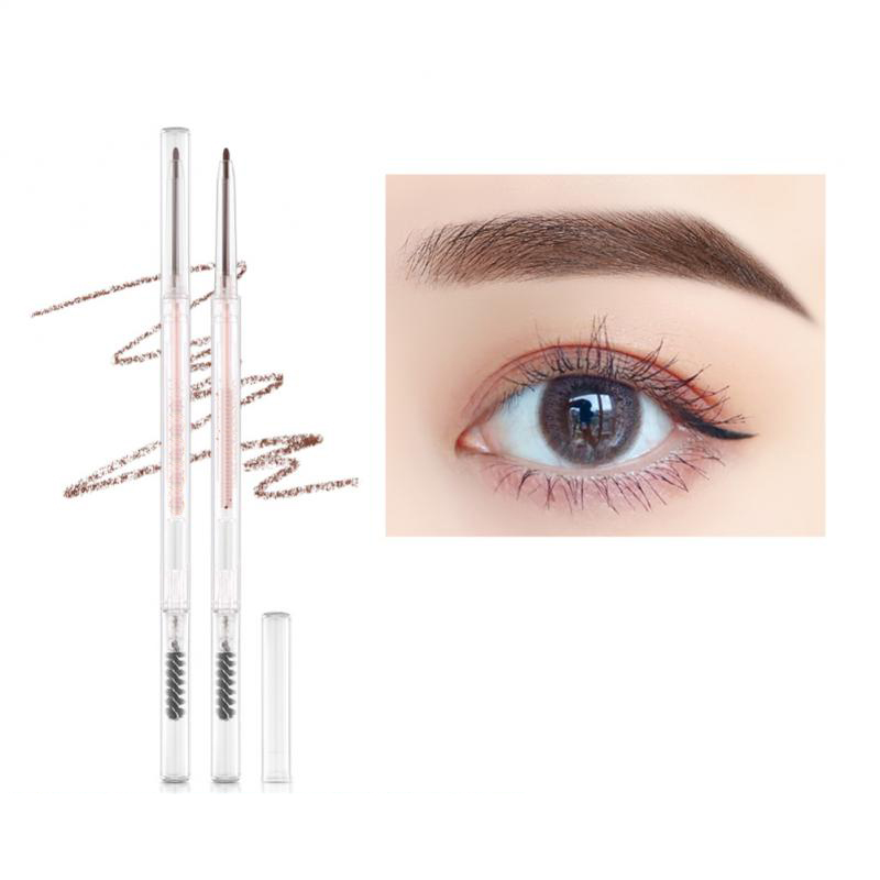 1.5mm Ultra Fine Eyebrow Pencil Makeup Brow Enhancers Long lasting Waterproof Double ended Brown Eyebrows Cosmetic TSLM1
