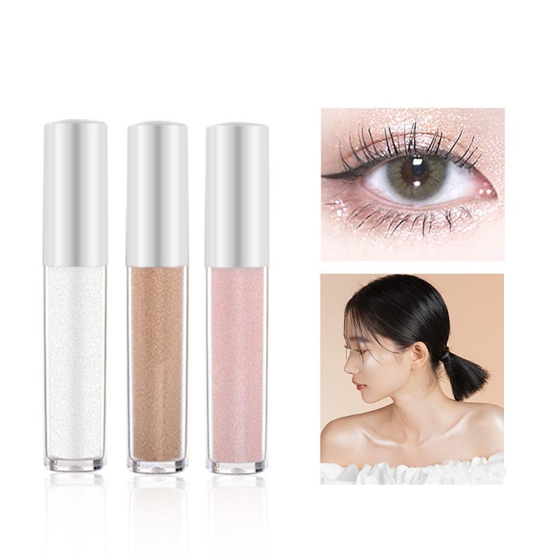 Custom Logo Liquid Eyeshadow Metallic Diamond Shiny Eye Liner Pen Eyeshadow Palette Long lasting Shimmer Pigmented Cosmetic Body