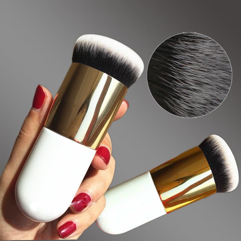 1 Pc Professional Chubby Pier Foundation Brush 5 Color Make Up Brush Flat Cream Make Up Acid Professional Cosmetic Make Up Brush