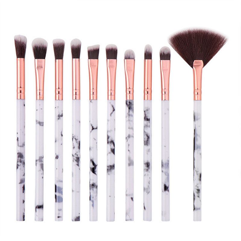 Makeup Brushes Set Eyeshadow Ink Pattern Shadow Set Eye Make Up Brush Set Brand Eyeshadow Blend Brush 10pcs