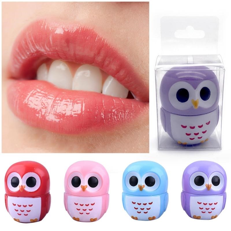 Owl Moisturizing Carton Lip Balm Cream Lipstick Long Lasting Fruit Lip Care Makeup Cosmetic Maquiagem TSLM1