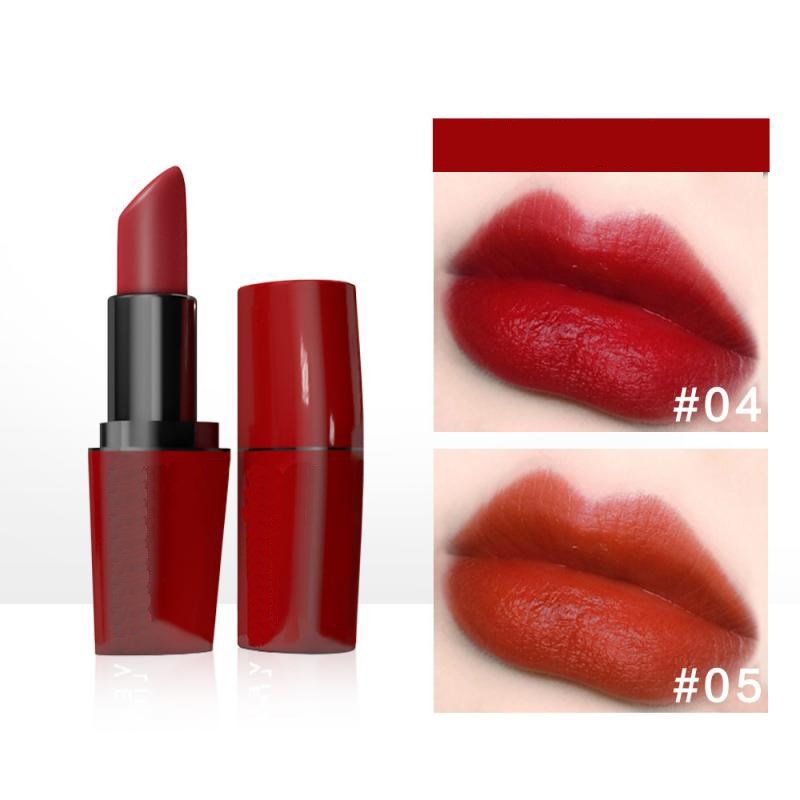Velvet Lipstick Matte Texture Professional Makeup Full Portable Lipsticks For Lips Make Up Tint Lip Cortex Lip Stick Matte TSLM1